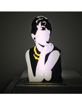 Audrey Hepburn (Sculptura lumineuse)