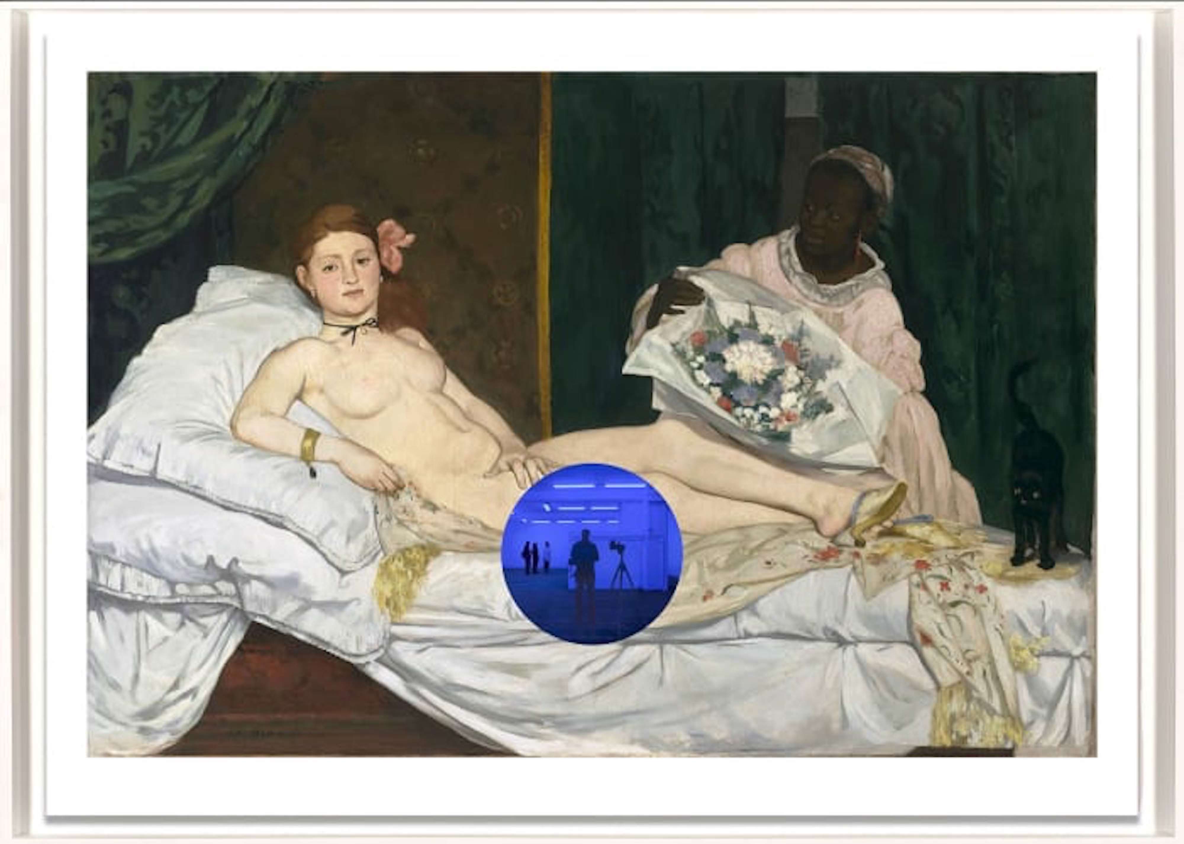 Gazing Ball - Manet Olympia