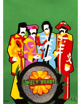 Beatles Lonely Hearts - Sérigraphie
