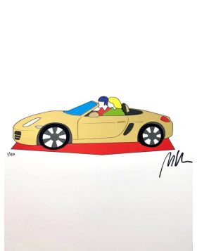 Porsche Or - Sérigraphie