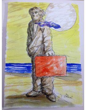 Le départ de l'homme de sable