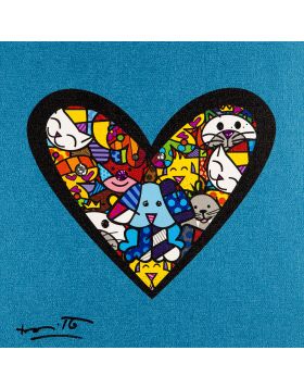 I Love Animals - Blue