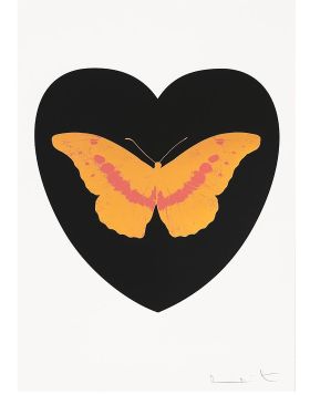 Damien Hirst - I Love You, Black - 2015