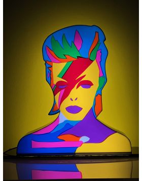 Marco Lodola - David - Neon e Perspex - Scultura unica da Appoggio - 2023