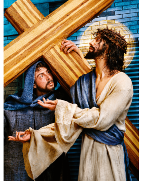 David LaChapelle - II: He is Made to Bear his Cross - Edition limitée à 7 exemplaires - Signée à la main