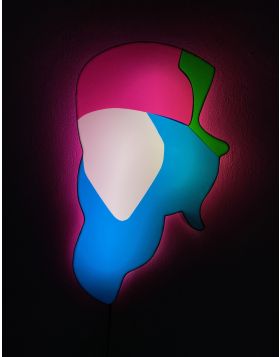Marco Lodola - Volto - 60x36x15 - Perspex et Neon
