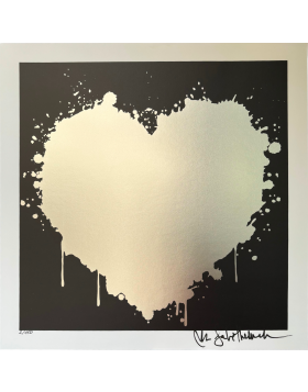 Mr. Savethewall - My Heart - Sérigraphie sur papier - Édition limitée de 150 exemplaires