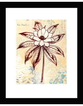 Shepard Fairey - Magnolia - Oeuvre Unique - Gravée à la main Rubylith - 2022