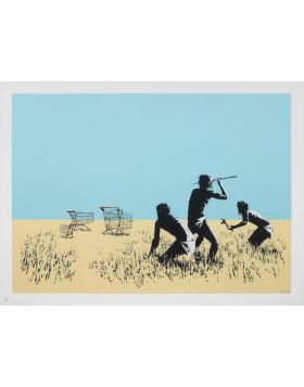 Banksy - Trolleys Colored - Signée