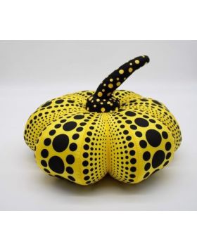Yayoi Kusama - Original Soft Sculpture Pumpkin (Small) - 24x15 cm - Parachute nylon