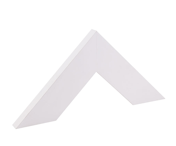 Cornice in legno Matrix bianca
