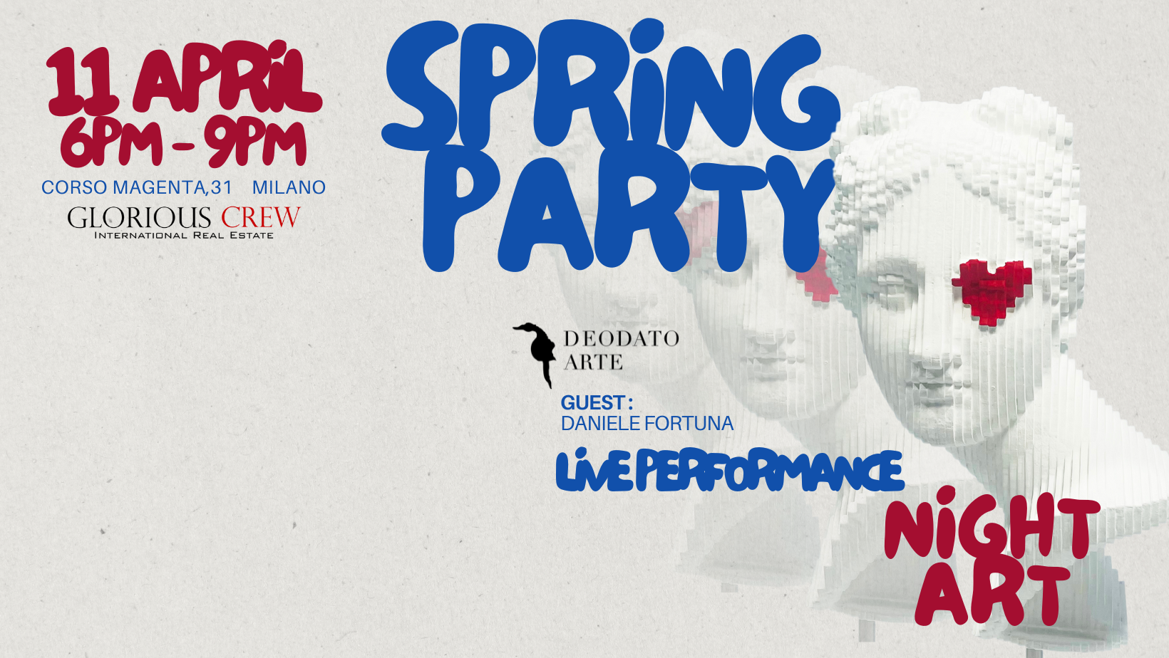 Glorious Crew: Spring Party & Art Night | 11/04