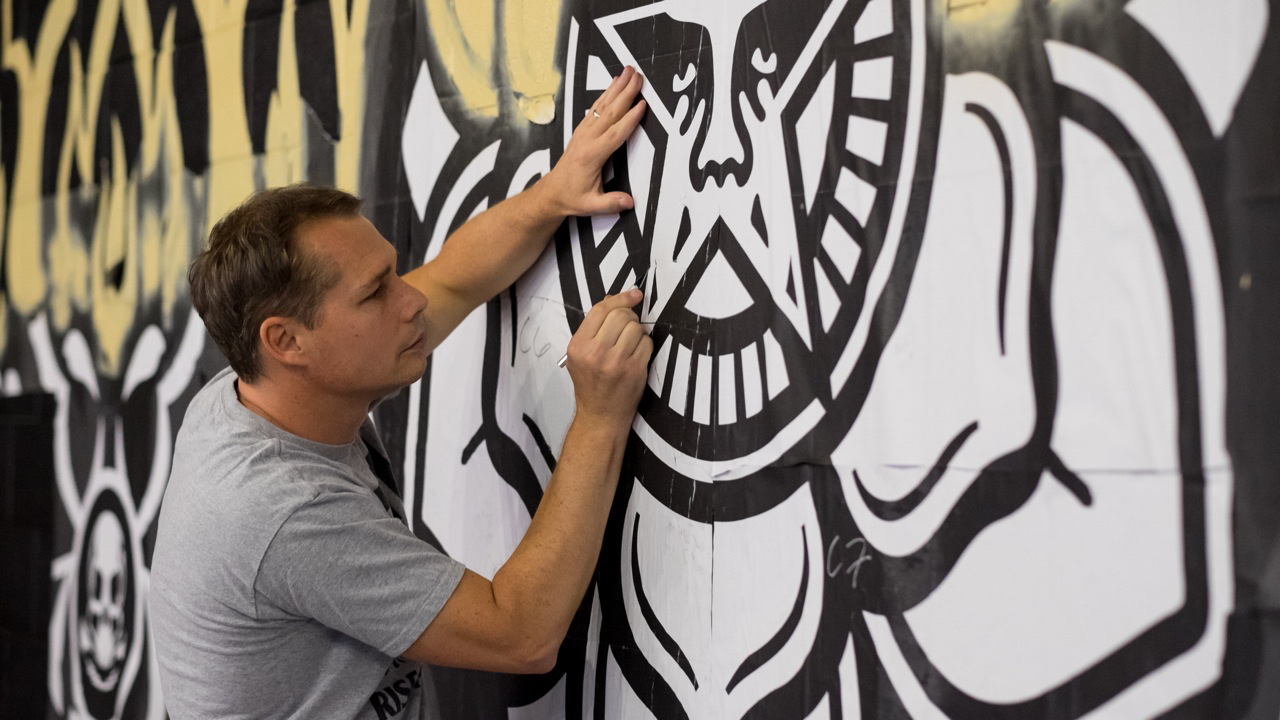 A Closer Look: André the Giant par Shepard Fairey - 1989