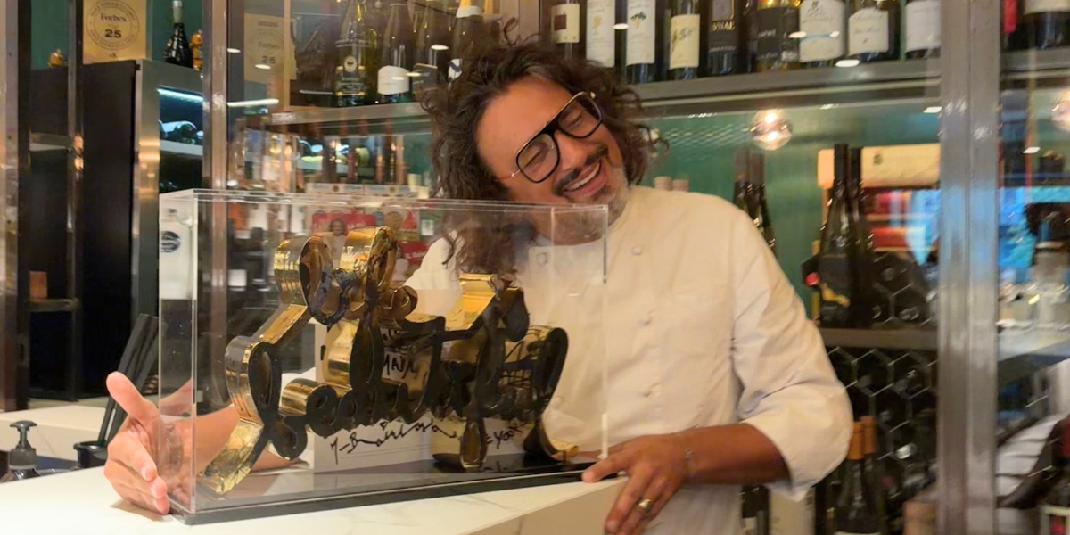 Anarchia Pop : Mr. Brainwash fait entrer l’art contemporain dans le restaurant d’Alessandro Borghese