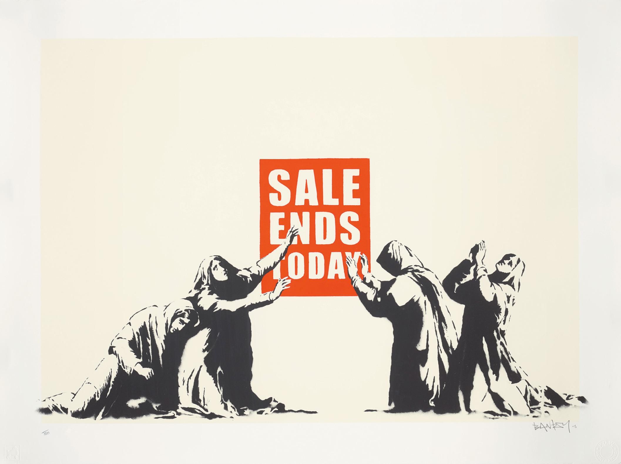 A Closer Look: Sale Ends Today de Banksy