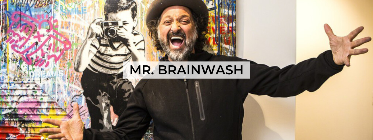 Célébrant le 50° anniversaire du cube de Rubik avec Mr. Brainwash chez Deodato Arte