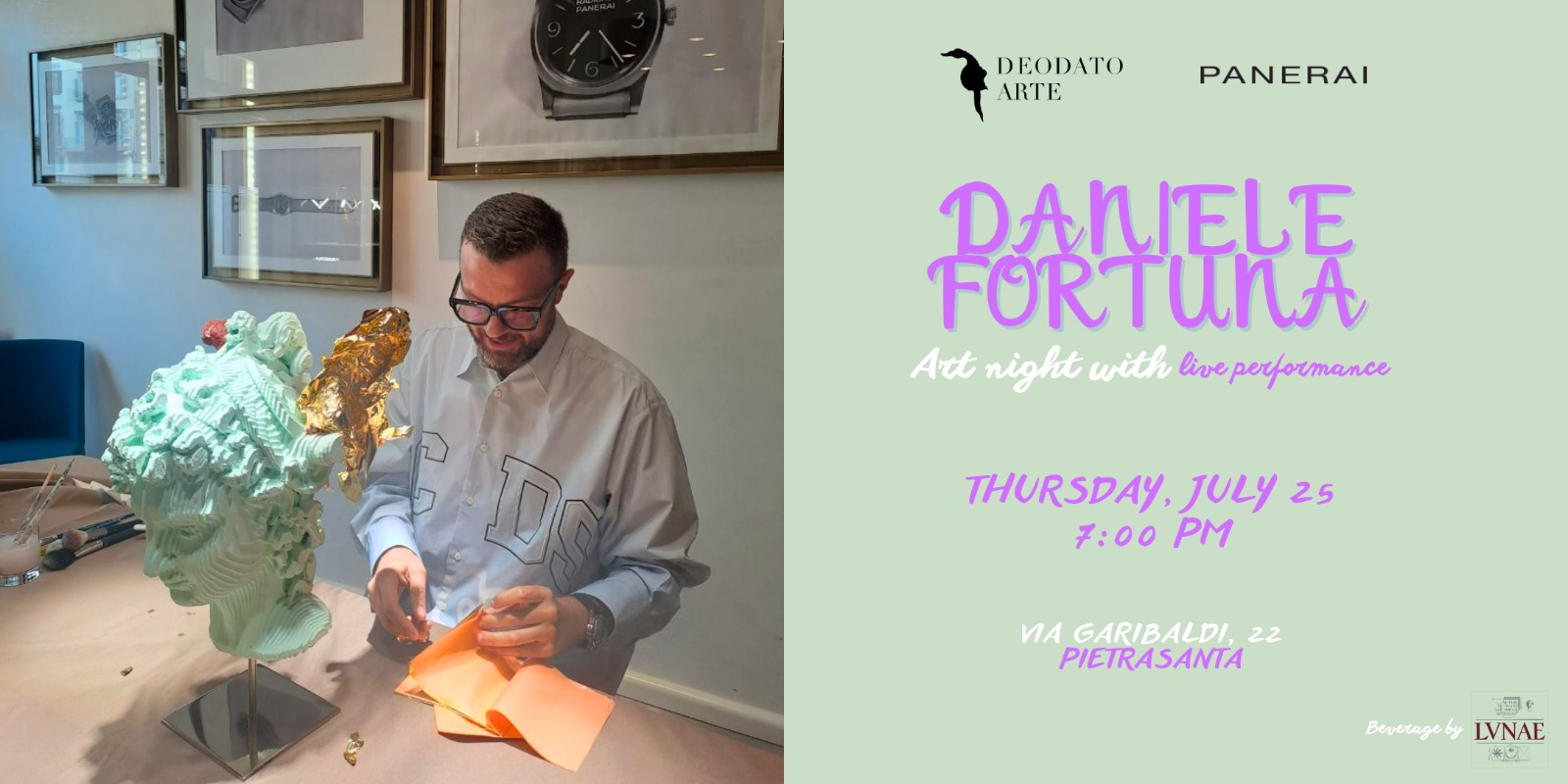 Daniele Fortuna x Panerai - Art Night | 25/07