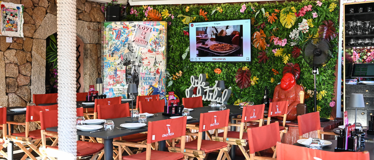 Deodato Arte x Crazy Pizza : l'art rencontre la restauration