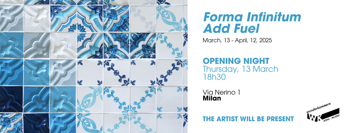 « Forma Infinitum » : La première exposition italienne d'Add Fuel à la galerie Wunderkammern.