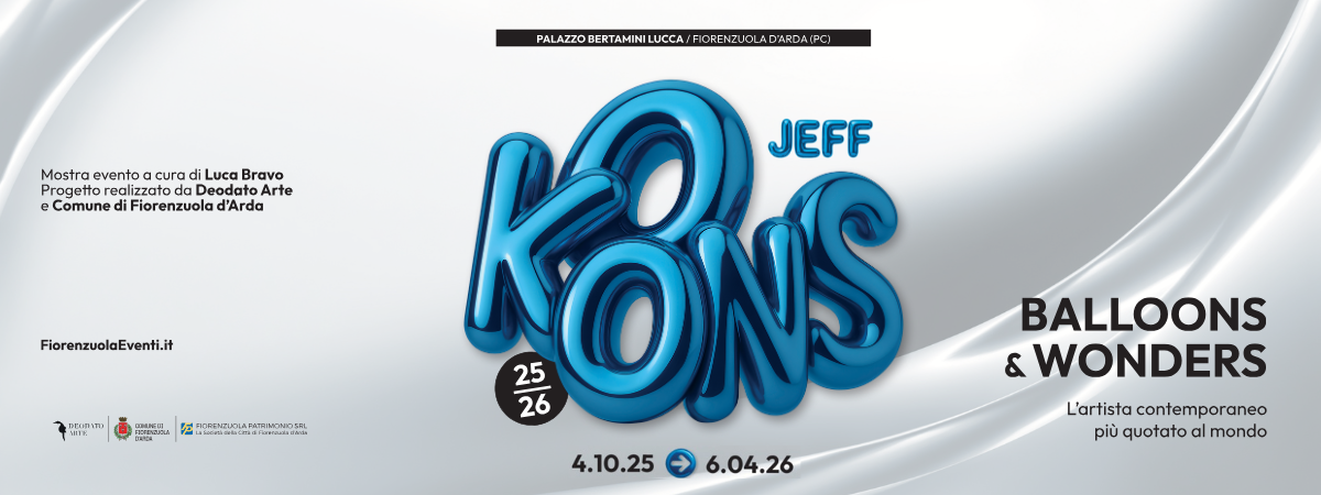 Jeff Koons à Fiorenzuola : l’art contemporain illumine le Palazzo Bertamini Lucca