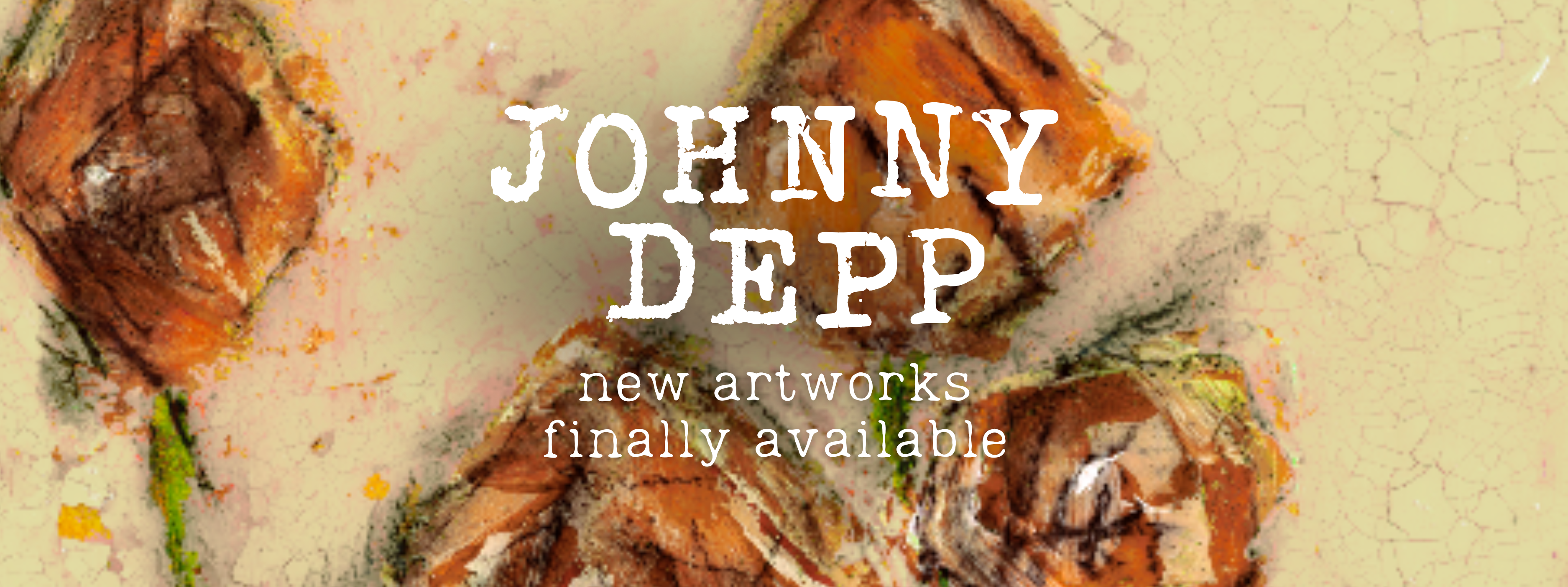 Les sérigraphies de Johnny Depp arrivent chez Deodato Arte