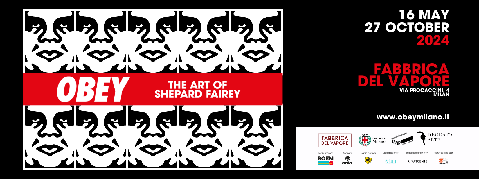 OBEY: The Art of Shepard Fairey | 16/05 - 27/10