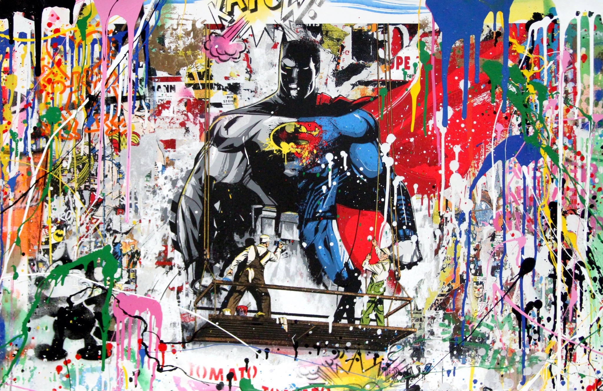 Super(art)heroes: Super-héros originaux Marvel et DC dans l'art