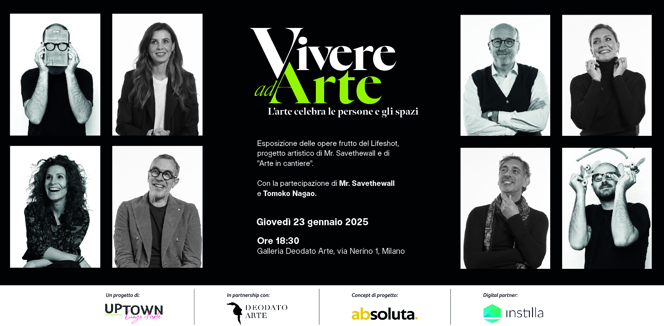VIVERE AD ARTE: L'art célèbre les personnes et les espaces  