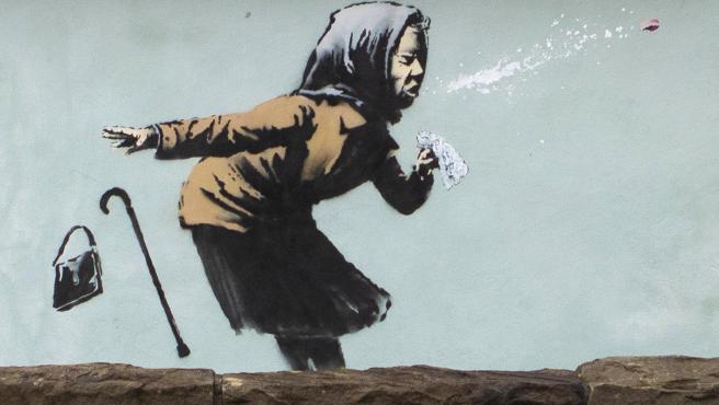 "Aachoo !!": Banksy reconnaît la paternité de sa nouvelle fresque