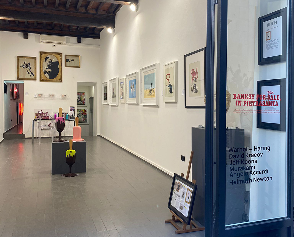 Banksy for sale, in Pietrasanta | 10/07 - 31/07