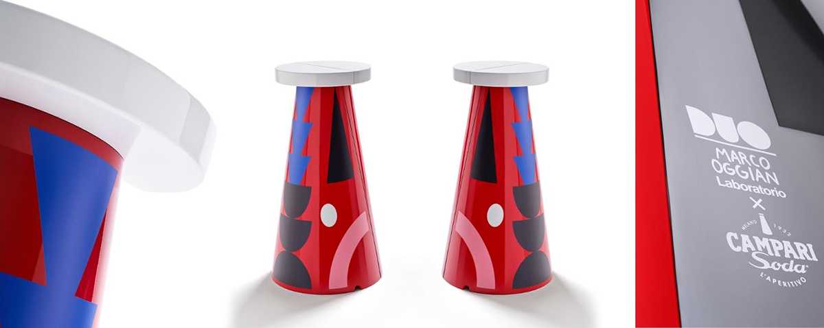 Deodato Arte x Campari Soda ensemble pour une collaboration unique en matière de design