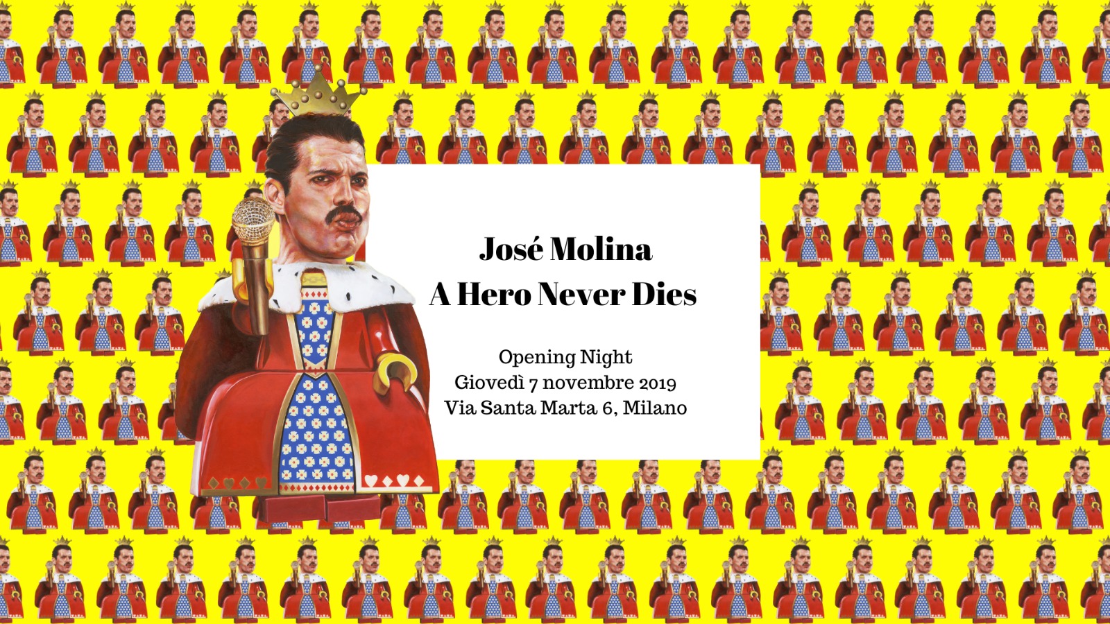Exposition José Molina A Hero Never Dies | 7/11 - 12/11