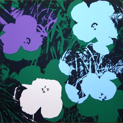Fleurs - Pourpre/Vert 11.64