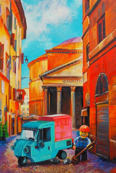 A glimpse of the Pantheon