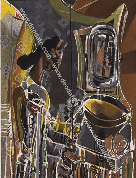 Femme à la toilette