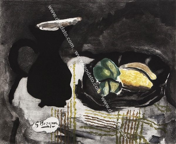 Broc noir et citrons