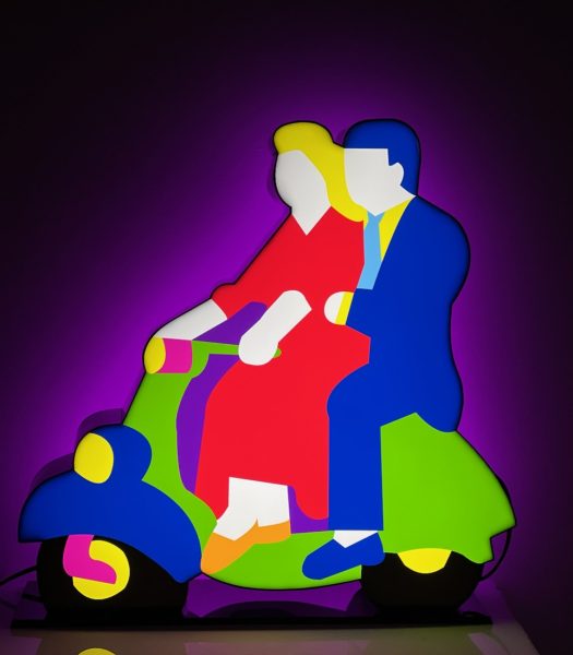 Coppia in Vespa 