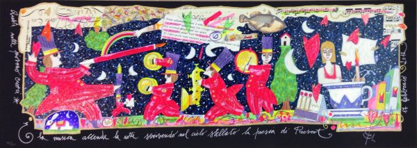 La musica accende la notte... Omaggio a Jacques Prévert (Black)