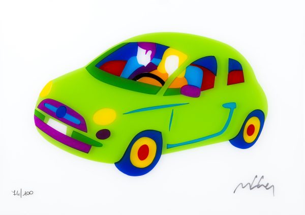 Fiat 500 Fluo (Vert)
