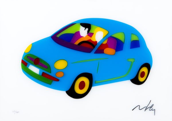 Fiat 500 Vintage Bleu