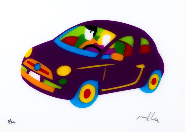 Fiat 500 Vintage (Violet)