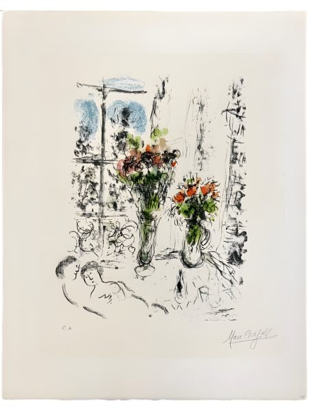Couple aux deux bouquets