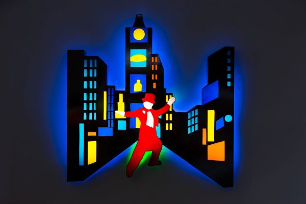 Times Square Ballerino (Sculpture Lumineuse)