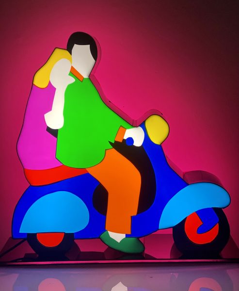 Vespa Colorata (Sculpture lumineuse)