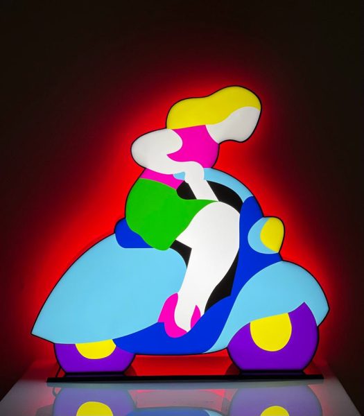 Vespa (Sculpture lumineuse)