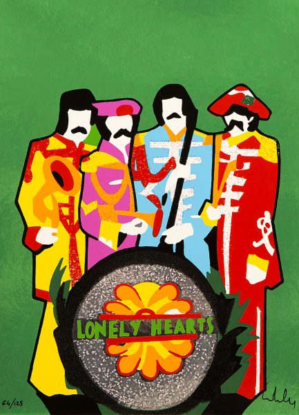 Beatles Lonely Hearts - Sérigraphie