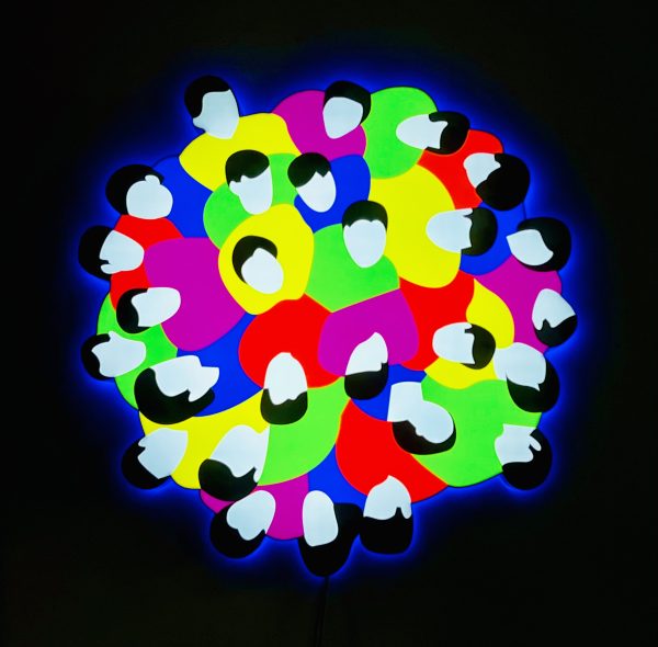 Il Volto degli altri (Sculpture Lumineuse)