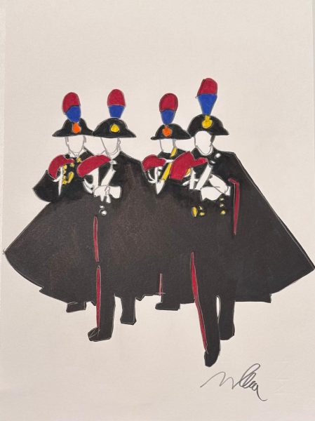 Carabinieri in alta uniforme