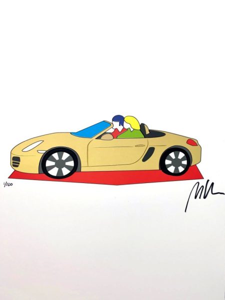 Porsche Or - Sérigraphie