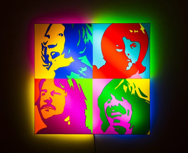 The Beatles (Sculpture lumineuse)